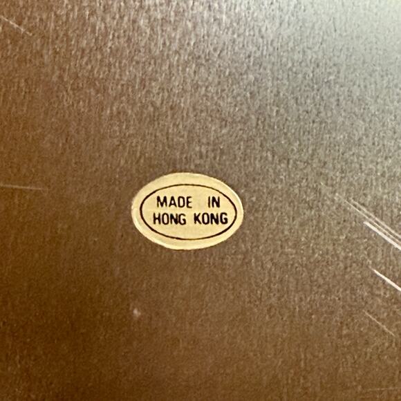 VTG 1987 Santa Claus Father Christmas Decorative Tin Art By Marson Hong Kong - Picture 15 of 16